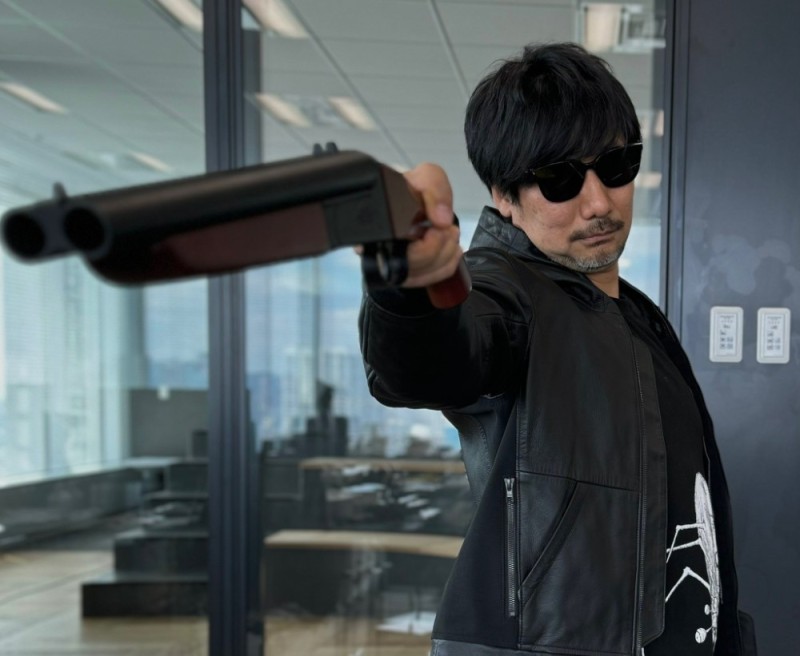 Create meme: Kojima Hideo, Hideo kojima, Hideo Kojima with the cast