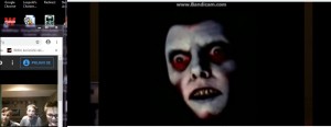 Create meme: the face of pazuzu, darkness, scary face horror