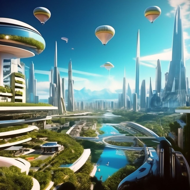 Create meme: cities of the future, futuristic city of the future, a beautiful city of the future