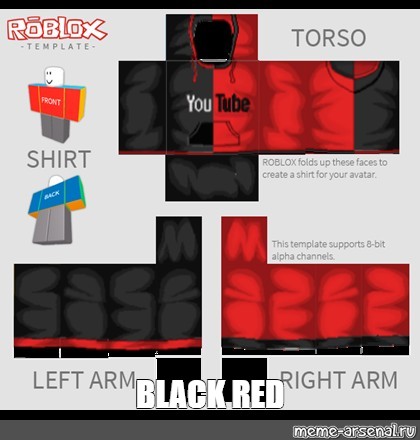 Meme Black Red All Templates Meme Arsenal Com - black and red roblox avatar