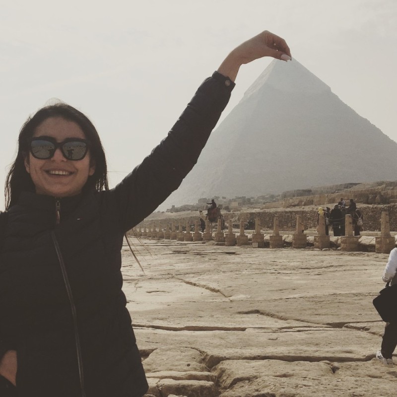 Create meme: the pyramid of cheops in egypt, pyramid in Egypt, the top of the pyramid of Cheops