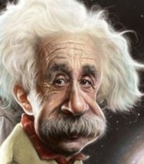 Create meme: albert Einstein , einstein art, Nikola Tesla 