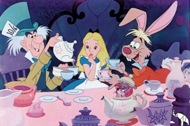 Create meme: Alice in Wonderland 1951, Alice in Wonderland, alice in wonderland tea party