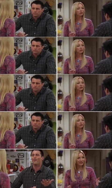 Create meme: TV series phoebe's friends, show friends, show friends memes