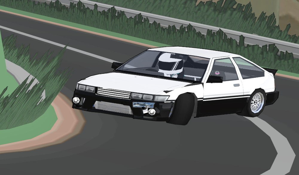 Создать мем: toyota sprinter trueno ae 86 initial d, toyota ae 86 initial d, initial d ae 86