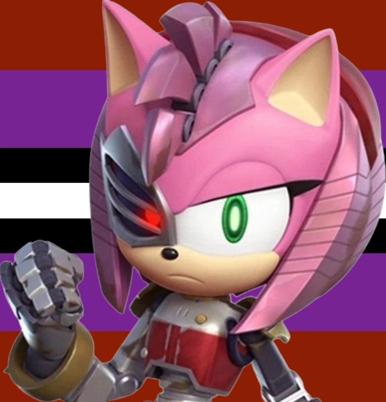 Create meme: Rusty Rose Sonic Prime, sonic forces speed battle, Amy from Sonic Prime