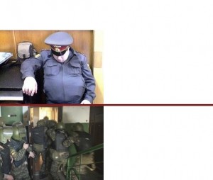 Create meme: people, memes about the police, sleeping policeman