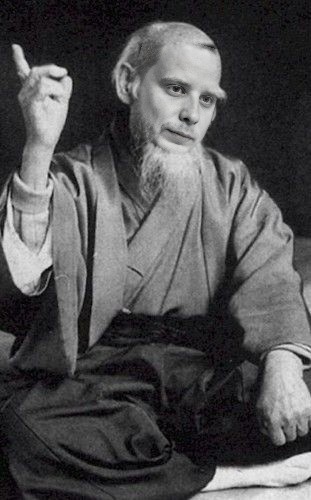 Create meme: meme monk the sage original, the Creator of Aikido Morihei Ueshiba, Morihei Ueshiba, Confucius