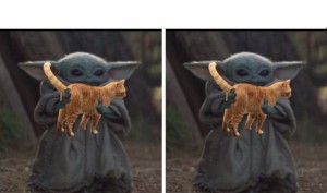 Create meme: little iodine, baby Yoda, iodine