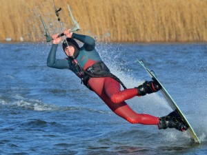 Create meme: water skiing, people