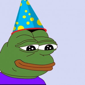 Создать мем: feelsbirthdayman, pepe meme, лягушонок pepe