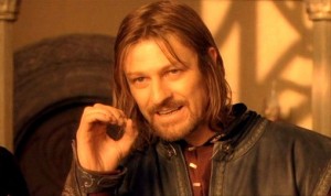 Create meme: meme not, Boromir, Sean bean Boromir