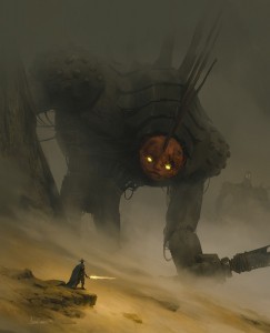 Create meme: concept art monster, monsters fantasy, artur sadlos illustration giants