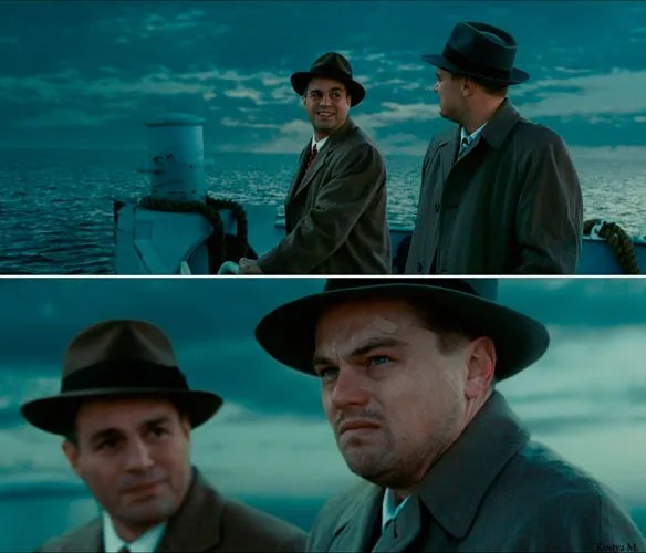 Create meme: DiCaprio shutter island meme, leonardo dicaprio, Leonardo DiCaprio meme of shutter island