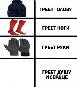 Create meme: meme warm head, warm hands, warms the soul meme, warm head, warm feet, warms the soul