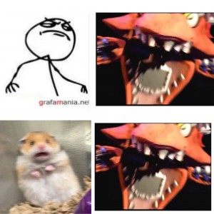 Create meme: meme, screamers fnaf, fnaf foxy screamer 4