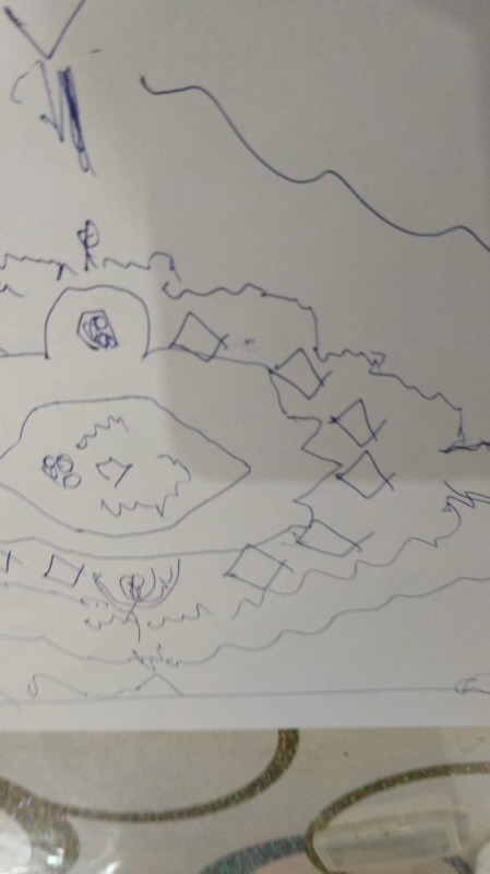 Create meme: treasure map drawing, map , treasure map for kids