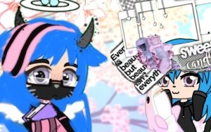 Create meme: gacha tubery, gacha life, gacha life