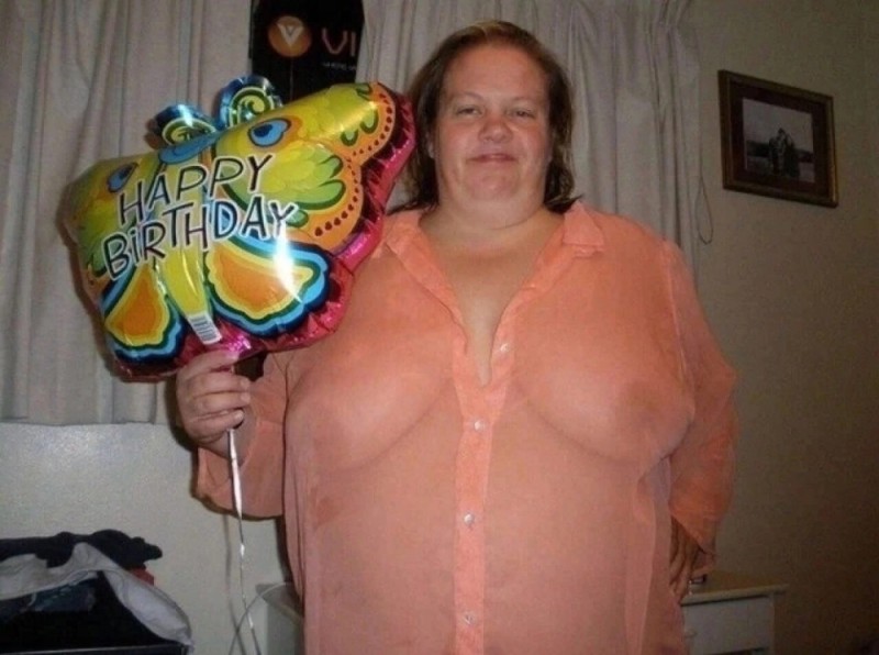 Create meme: big girls, fat women wish happy birthday