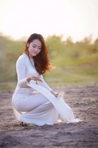 Создать мем: прекрасная девушка, hyelin ao dai, азиатские девушки