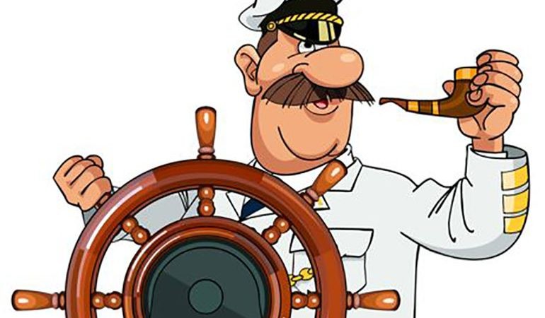 Create meme: the captain of the ship, the adventures of captain Vrungel , captain of the ship drawing