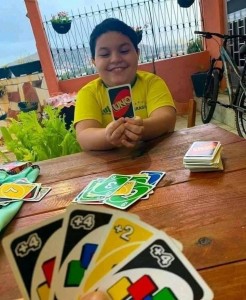 Create meme: boy, uno card