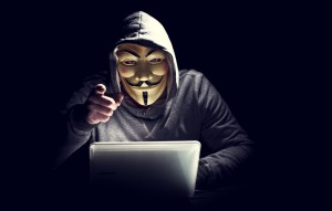 Create meme: hacker, anonymous, hacker anonymous