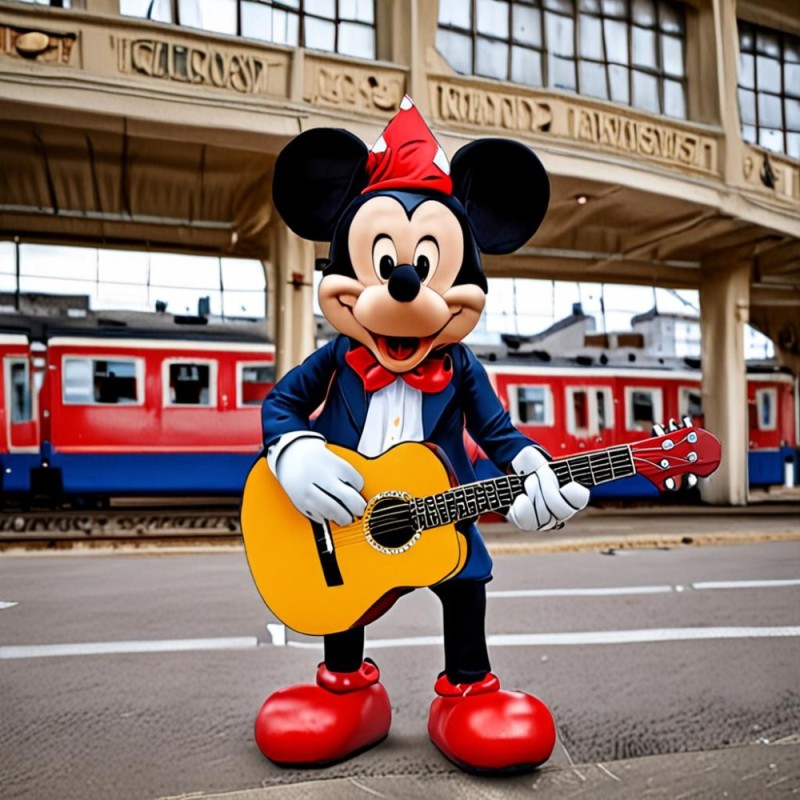 Create meme: mickey mouse disneyland, mickey mouse disney, Mickey Mouse Figaro