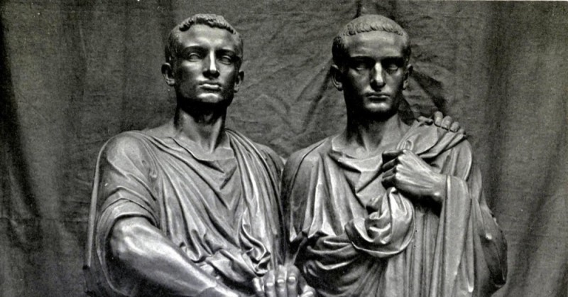 Create meme: Tiberius and Gaius Gracchi, The Gracchi Brothers, Gaius Sempronius Gracchus