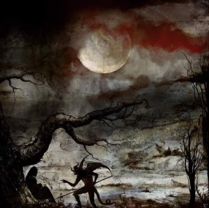 Create meme: dark art, Dark Fantasy, horror landscape