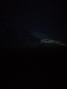 Create meme: noctilucent clouds, night