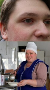 Create meme: woman, fat cook, cook