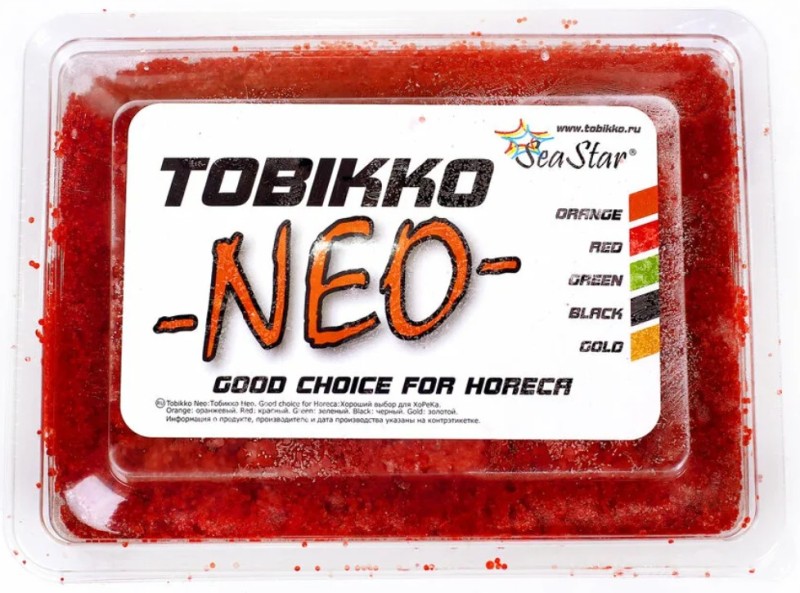 Create meme: masago caviar, Tobiko Neo, tobiko red caviar 500g