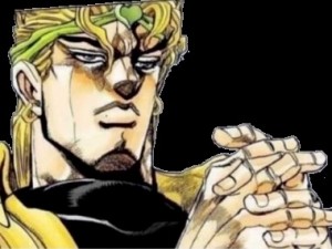 Create meme: dio Brando meme, dio and jojo life conflict, Dio Brando