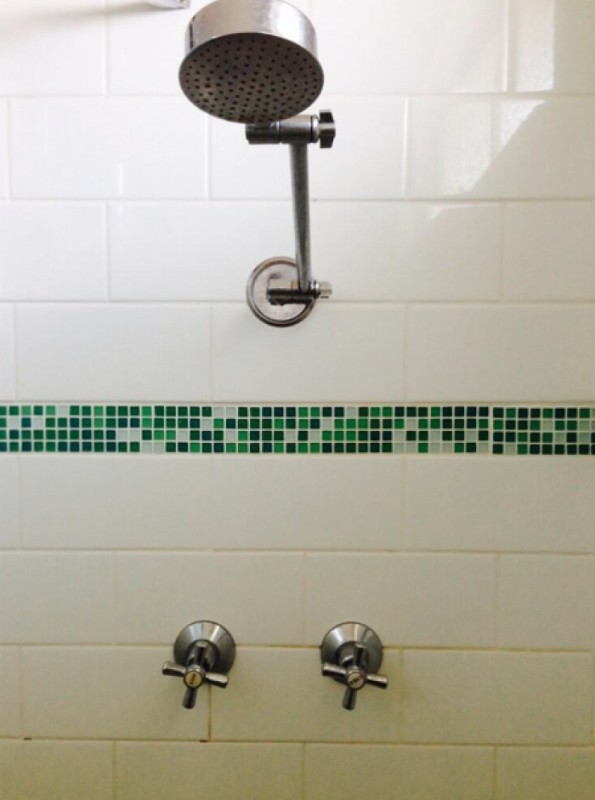 Create meme: The shower is large, bathroom , shower faucet