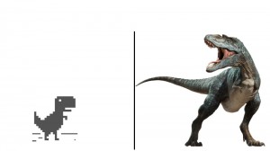 Create meme: Tyrannosaurus, dinosaurs