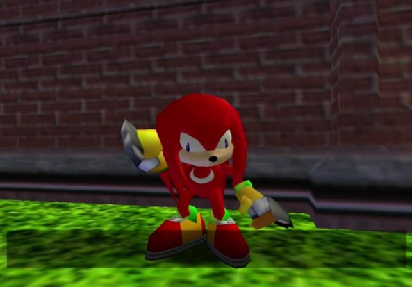 Create meme: knuckles from sonic, Sonic Adventure, Knuckles Sonic Adventure