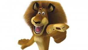 Создать мем: cartoon lion, открытка с днем рождения мадагаскар, мадагаскар лев пнг