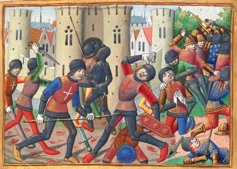 Создать мем: осада орлеана, средние века, средневековые миниатюры