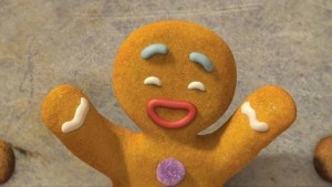 Create meme: gingerbread, gingy Shrek, cookie