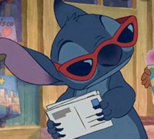 Create meme: stitch, stitch disney