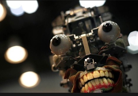 Create meme: robots, scary robots, animatronic robot