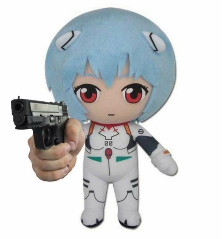 Create meme: ayanami rei plush toy, Rei Ayanami plush, toy ayanami Rei