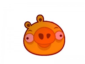 Create meme: angry birds king pig