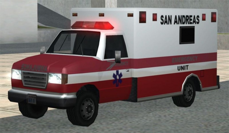 Create meme: grand theft auto: san andreas, ambulance gta sa, gta san 