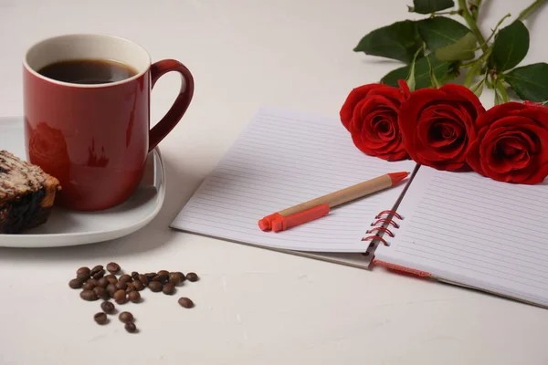 Create meme: flowers with coffee, coffee rose, a cup of coffee and a rose