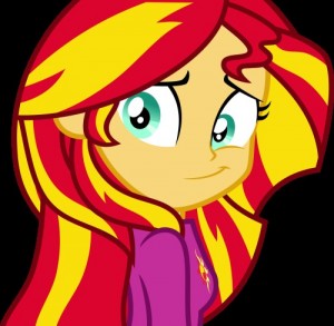 Create meme: shimmer, my little pony, sunset shimmer