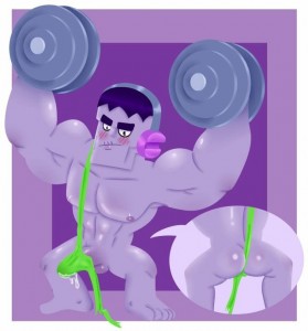 Создать мем: человек, рост мышц, twilight sparkle muscle growth