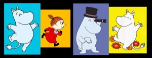 Создать мем: туве янссон, moomin swimming, муми тролль арт