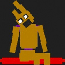 Создать мем: фиолетовый парень, спринг бонни мини игра, фиолетовый парень пиксельный